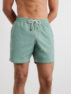 Hartford - Slim-Fit Mid-Length Swim Shorts - Green