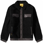 Dime Men's Sherpa Denim Jacket in Black