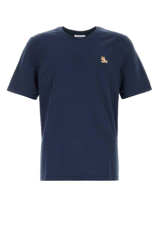 Photo: Maison Kitsuné Chillax Fox Patch Crewneck T-shirt