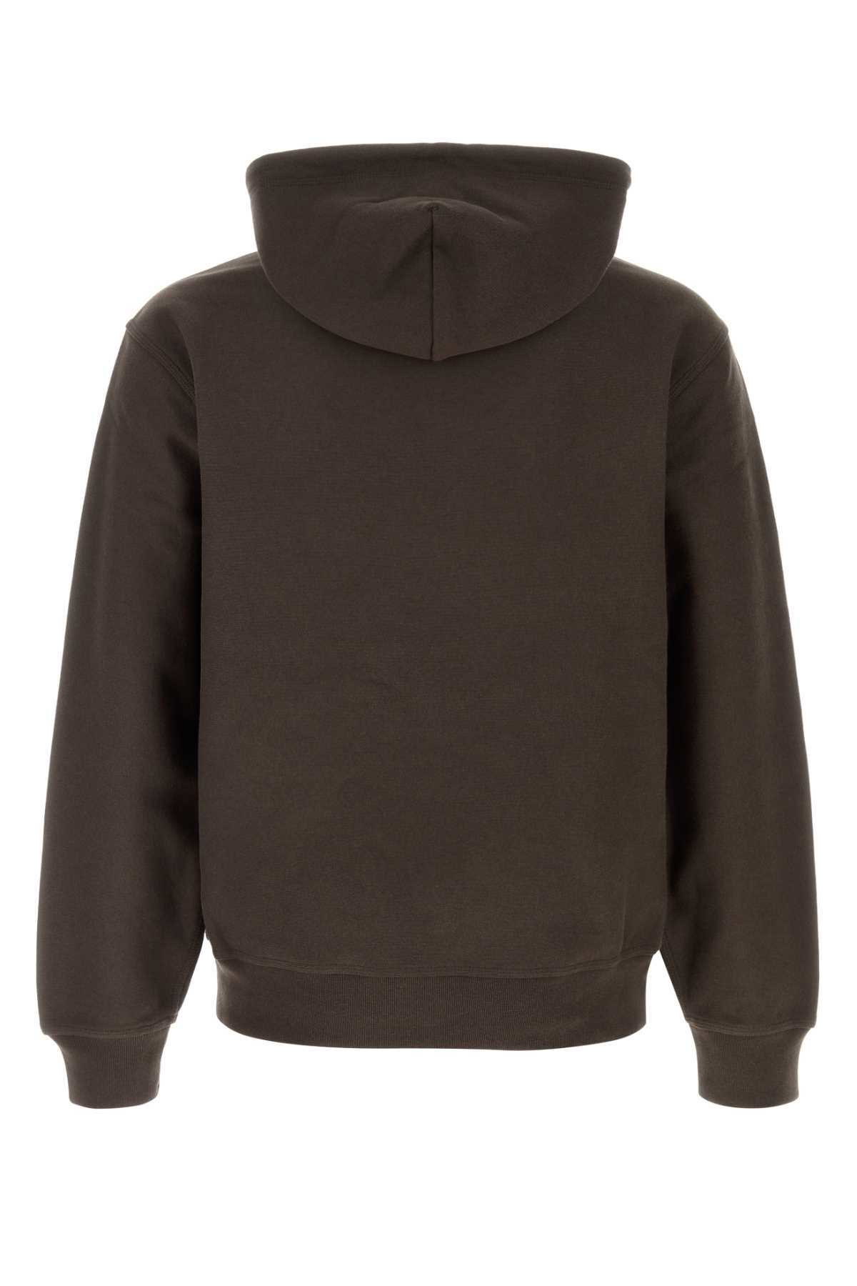 パーカー・フーディ Burberry Dark Brown Cotton Blend Sweatshirt Burberry Dark Brown Cotton Blend Sweatshirt Burberry