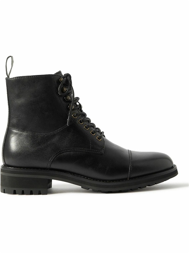 Photo: Polo Ralph Lauren - Bryson Leather Hiking Boots - Black