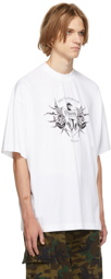 VETEMENTS White & Black Label Logo T-Shirt