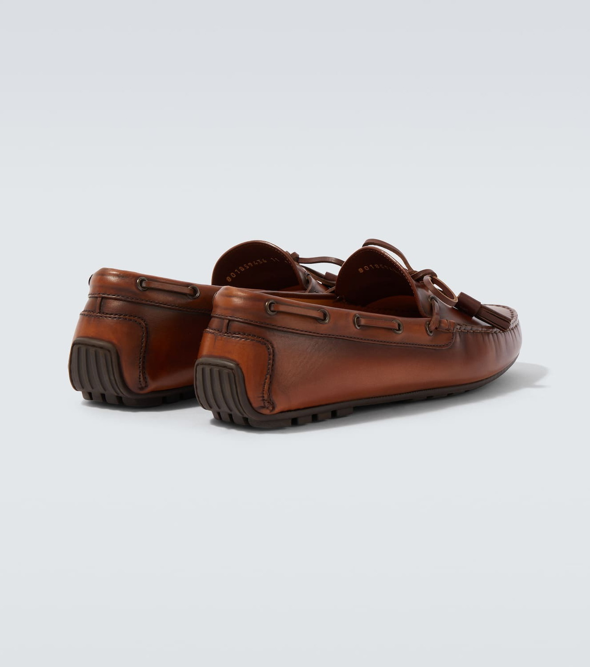 Ralph Lauren Purple Label Harold leather boat shoes