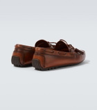 Ralph Lauren Purple Label Harold leather boat shoes