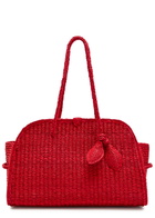 Jacquemus Le Turismo Raphia Raffia Tote bag - Red - One Size