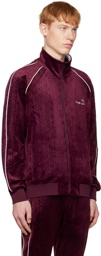 Sergio Tacchini Purple Jacquard Track Jacket