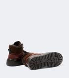 Bogner Antwerp quilted leather lace-up boots