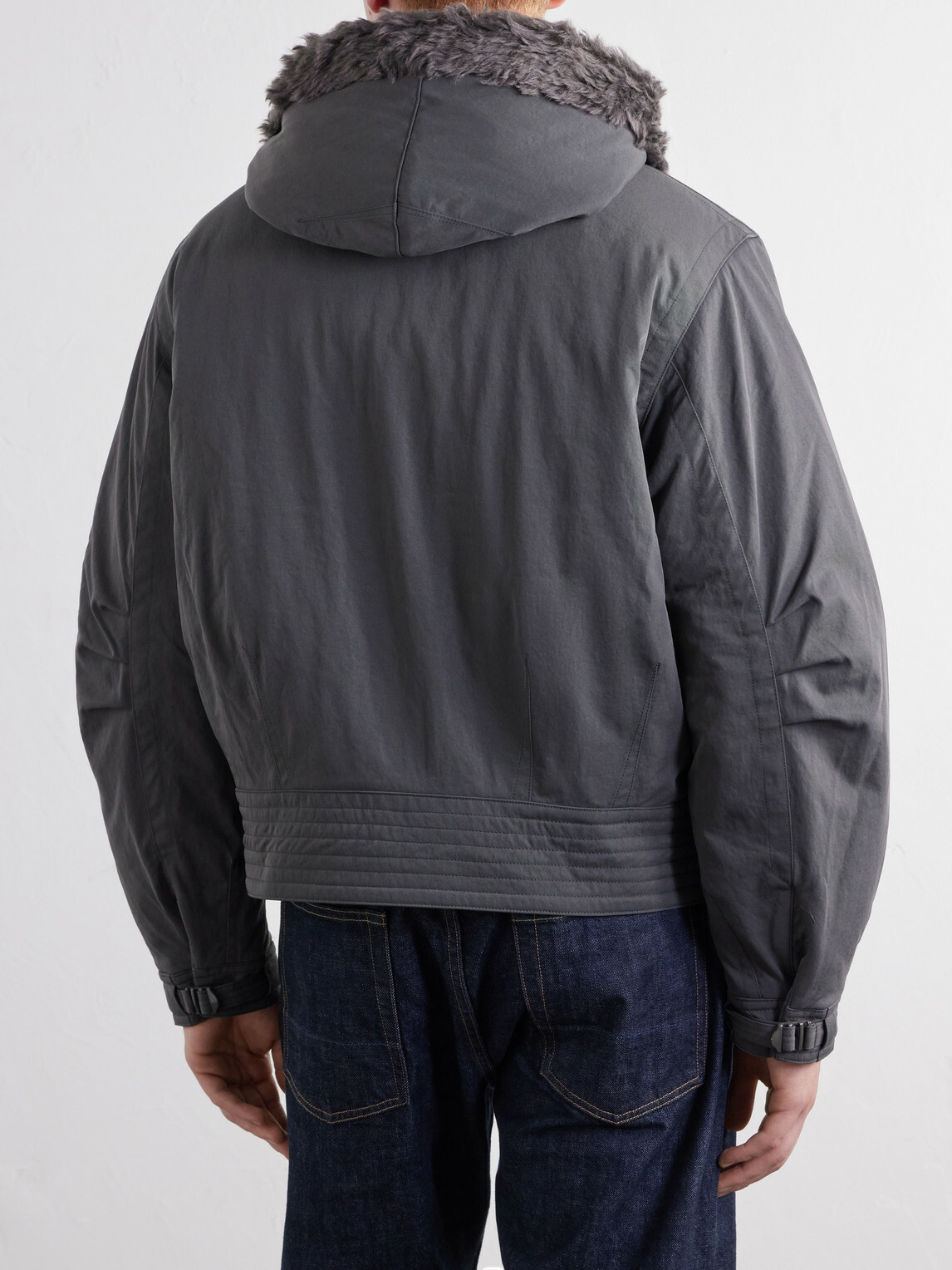 Our Legacy - Orbit Hooded Twill Bomber Jacket - Green