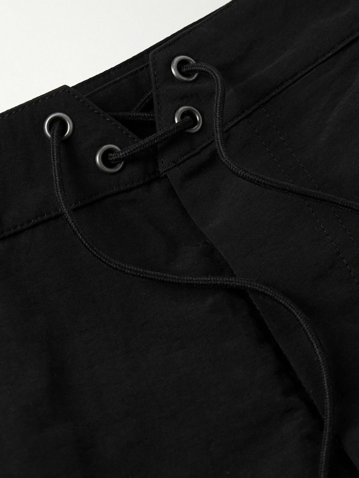 SAINT LAURENT - Slim-Fit Short-Length Swim Shorts - Black