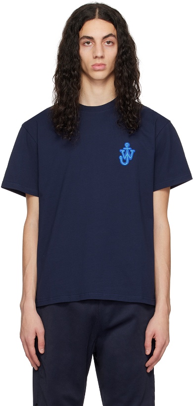 Photo: JW Anderson Navy Anchor Patch T-Shirt