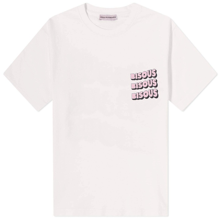 Photo: Bisous Skateboards Sonics T-Shirt in Light Pink