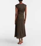 Proenza Schouler White Label Miranda linen-blend midi dress