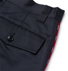Vetements - Logo-Appliquéd Cotton-Twill Cargo Trousers - Black
