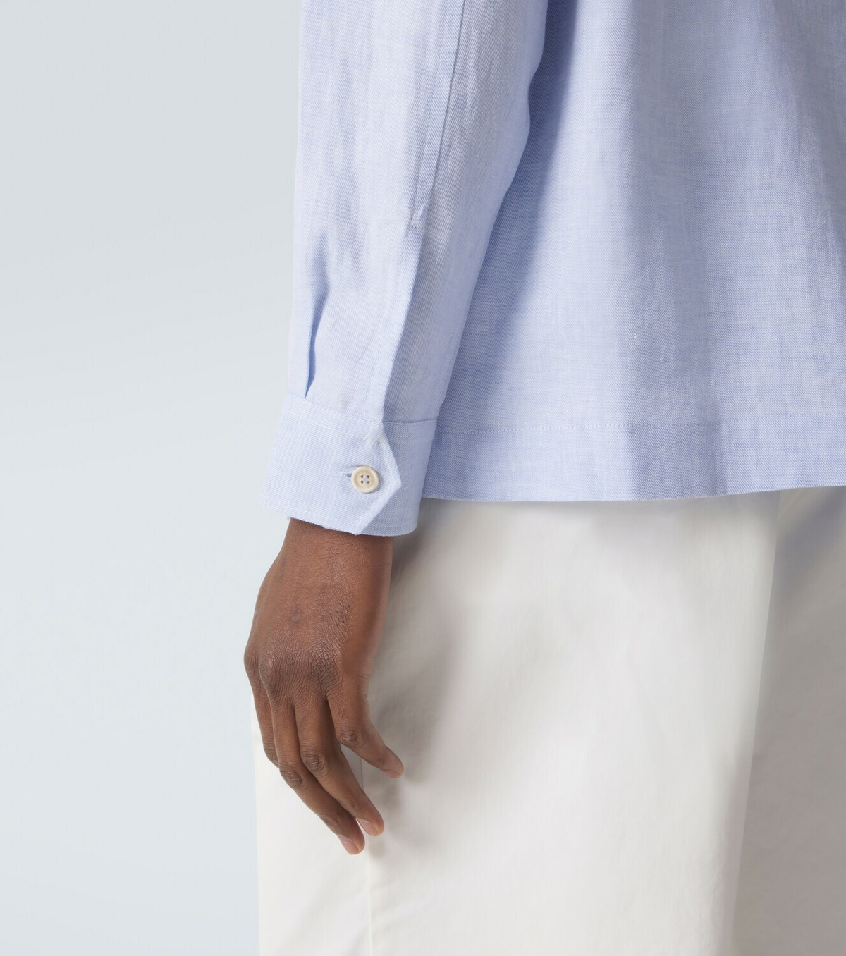 Brunello Cucinelli Linen and cotton-blend shirt