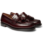 G.H. Bass & Co. - Weejuns Layton Kiltie Moc II Leather Tasselled Loafers - Burgundy