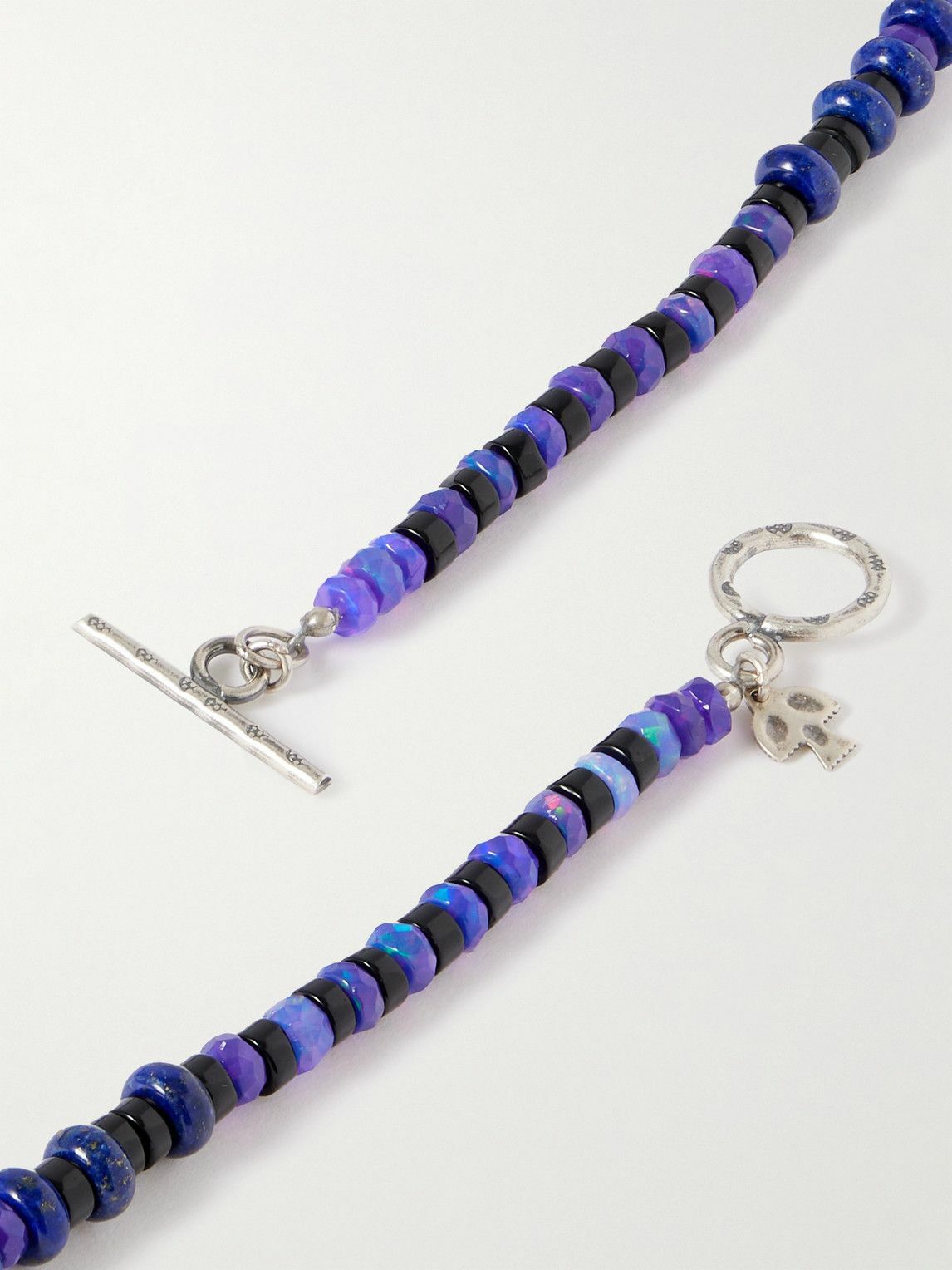 Peyote Bird - Sitka Sterling Silver Multi-Stone Beaded Bracelet