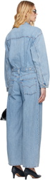 Levi's Blue Baggy Denim Jumpsuit