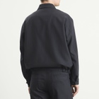 Kaptain Sunshine Men's Shadow Stripe Blouson in Navy