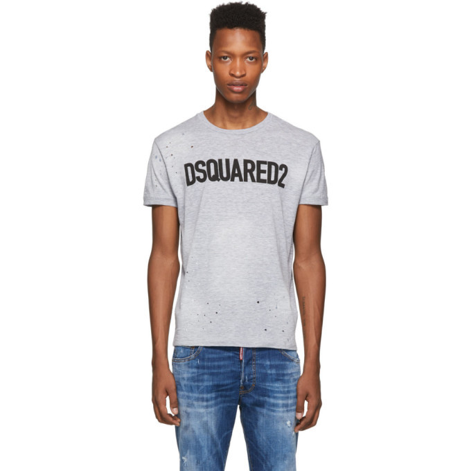 Photo: Dsquared2 Grey Chic Dan T-Shirt