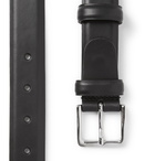 Mr P. - 3cm Leather Belt - Black