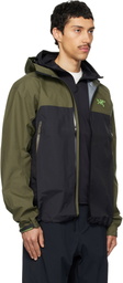 Arc'teryx Green & Black Beta Jacket