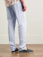 Orlebar Brown - Griffon Slim-Fit Linen-Twill Trousers - Blue