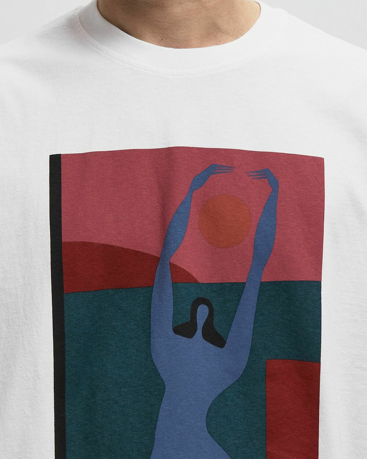 By Parra PROTECT THE SUN TEE White Mens Shortsleefe