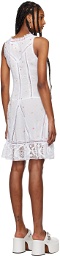 Anna Sui White Cluny Midi Dress