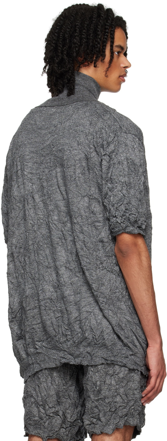 T/SEHNE SSENSE Exclusive Gray Polo