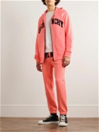 Givenchy - Logo-Embroidered Cotton-Jersey Zip-Up Hoodie - Pink