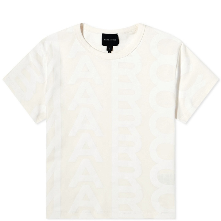 Photo: Marc Jacobs Women's Monogram Baby T-Shirt in Eggshell/Optic White
