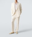 Umit Benan Pietro silk and cotton-blend suit pants