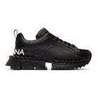 Dolce and Gabbana Black Super King Sneakers