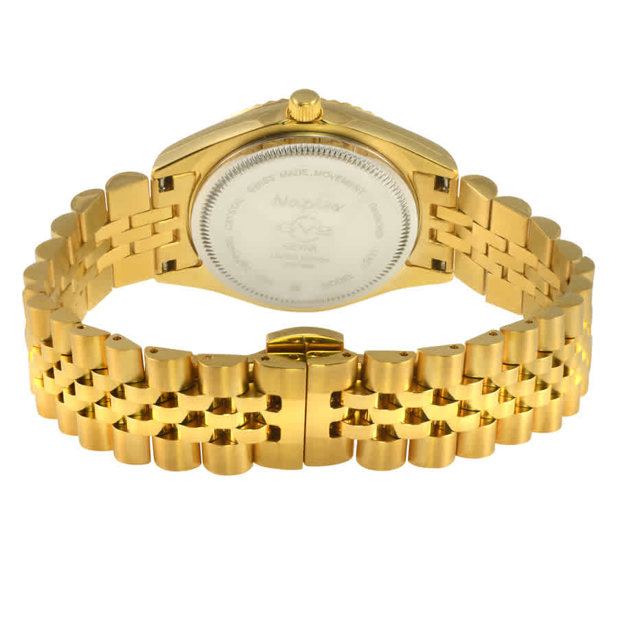 GV2 by Gevril Naples Quartz Diamond Red Dial Ladies Watch 12411