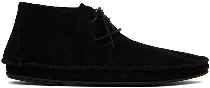 Photo: The Row Black Tyler Lace Up Derbys