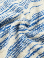 NN07 - Douglas Striped Merino Wool-Blend Rollneck Sweater - White