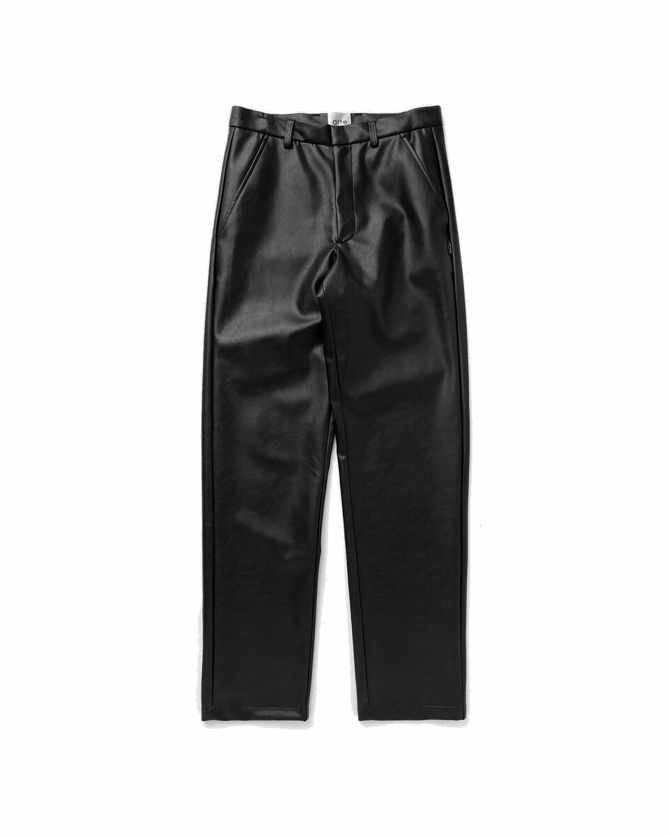 Photo: Arte Antwerp Leather Suit Pants Black - Mens - Casual Pants