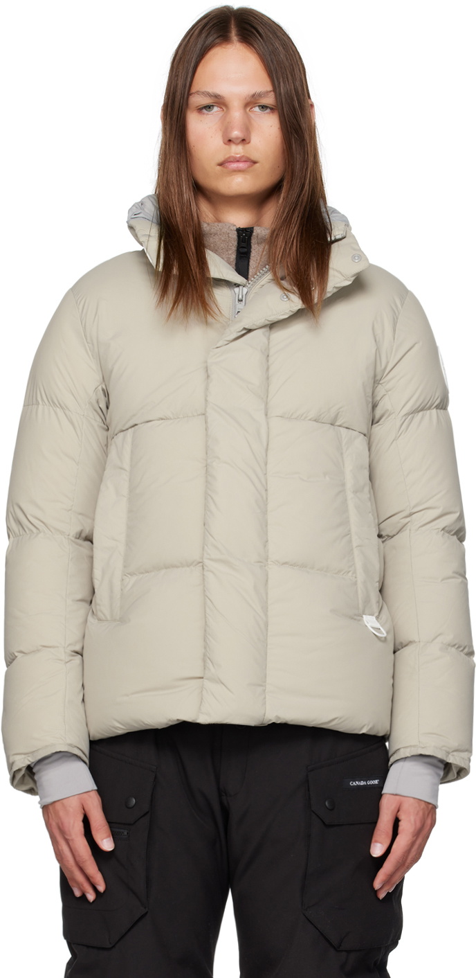 Canada Goose Taupe Everett Down Jacket Canada Goose