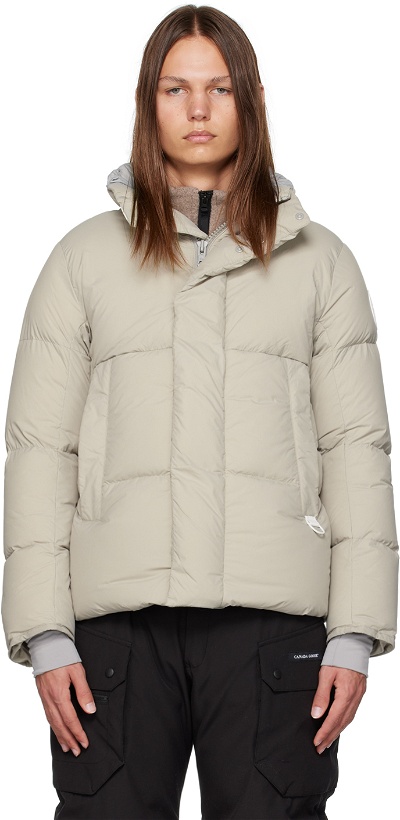 Photo: Canada Goose Taupe Everett Down Jacket