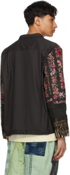 By Walid Black Embroidered Jono Jacket