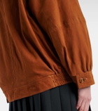Blazé Milano Viva Cleo suede bomber jacket