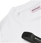 Palm Angels - Embellished Logo-Print Cotton-Jersey T-Shirt - Men - White