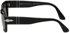 Persol Black Rectangular Sunglasses