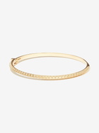 Harwell Godfrey 18K Yellow Gold Skinny Talisman Diamond Bangle Bracelet