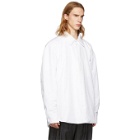 Hed Mayner White Padded Shirt