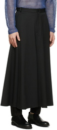 Sulvam Black Skirt Trousers