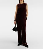 Asceno Trento velvet tank top
