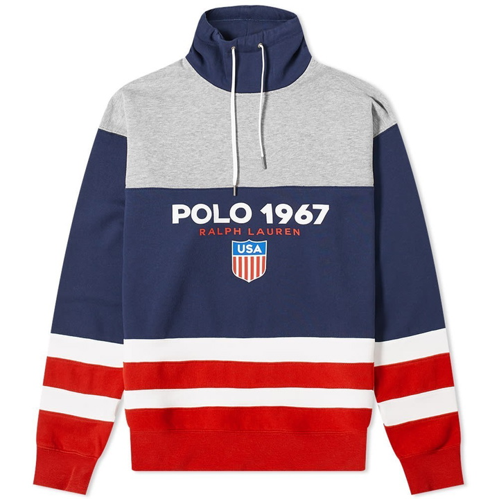 Photo: Polo Ralph Lauren Funnel Neck Logo Sweat