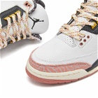 Air Jordan 3 RETRO GS Sneakers in Anthracite/Red Stardust/Saturn Gold