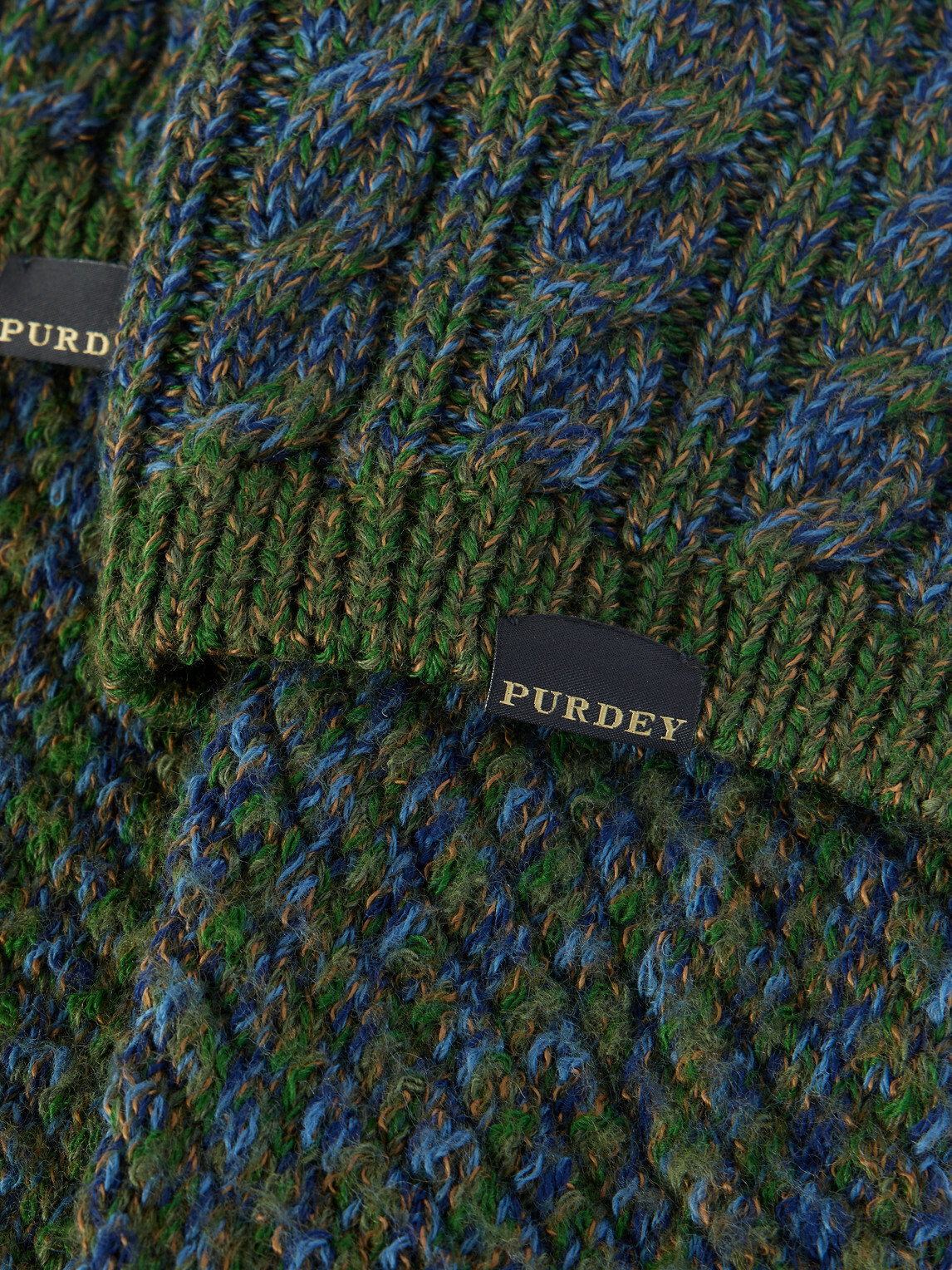 Purdey - Stornoway Cable-Knit Wool-Blend Socks - Green